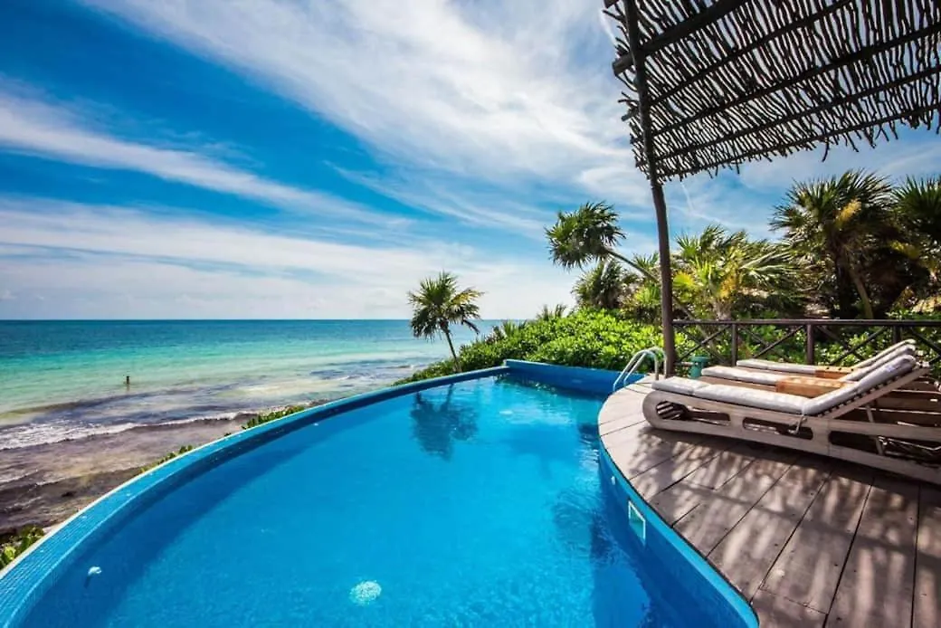 Mar Villa Right In Tulum Beach! 0*,